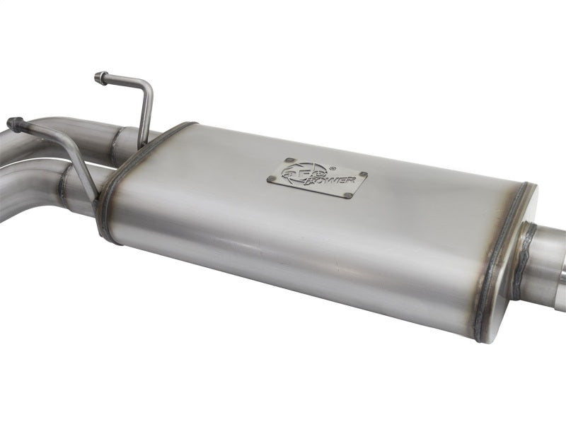 aFe Rebel Series CB 3in Middle Side Exit SS Exht w/Polish Tips 09-16 Chevy Silverado/GMC Sierra 1500 - 49-44062-P