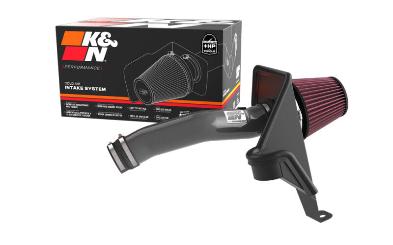 K&amp;N 22-24 Jeep Grand Cherokee L/WL 3.6L V6 Performance Air Intake System - 77-1587KC