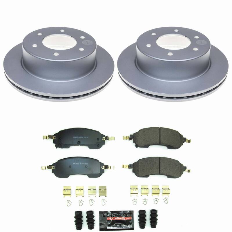 Power Stop 21-25 Ford Bronco Rear Z23 Coated Brake Kit - CPK8763-23