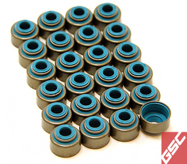 GSC P-D Toyota 2JZ Viton 6mm Valve Seal Kit Set of 12 - 1028 by GSC Power Division