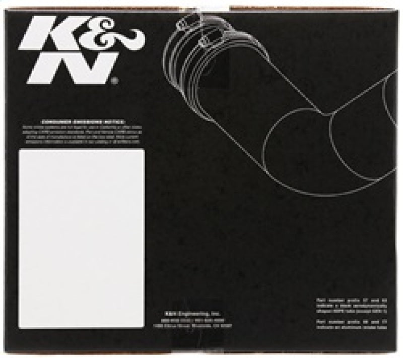 K&N 10-11 Ford Taurus 3.5L V6 Silver Typhoon Cold Air Intake - 69-3528TS for 2010-2012 Ford Taurus - additional view