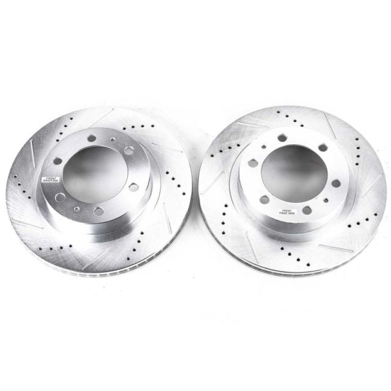 Power Stop 03-09 Toyota 4Runner Front Evolution Drilled & Slotted Rotors - Pair - JBR1121XPR
