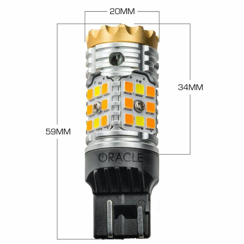 Oracle 7443-CK LED Switchback High Output Can-Bus LED Bulbs - Amber/White Switchback SEE WARRANTY - 5111-023