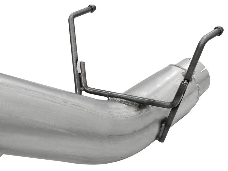 aFe Atlas 5in DPF-Back Aluminized Steel Exh Dodge RAM Diesel 13-14 L6-6.7L Mega Cab w/ Black Tip - 49-02039-B