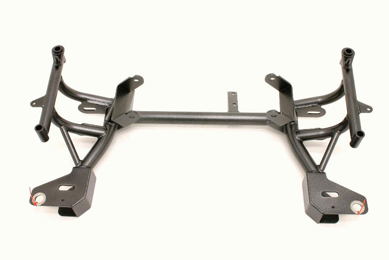 BMR 98-02 4th Gen F-Body K-Member w/ Turbo LS1 Motor Mounts and Pinto Rack Mounts - Black Hammertone - KM013-1H