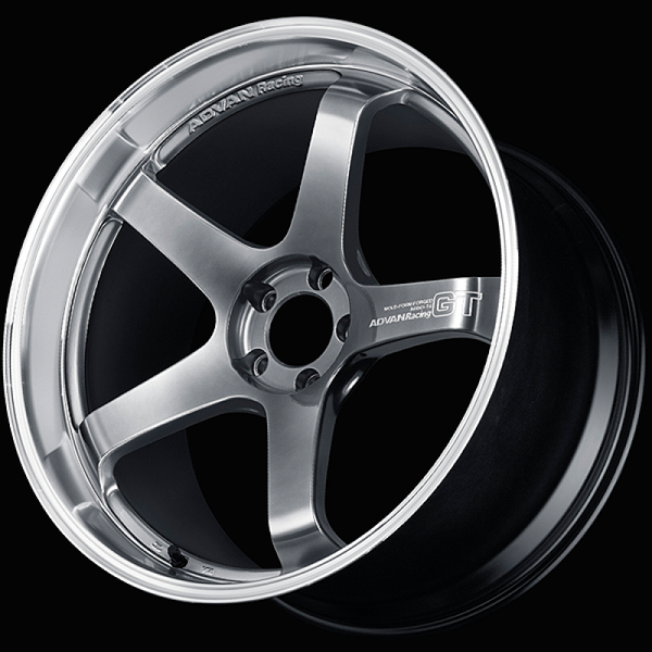 Advan GT Beyond 18x12 +25 5-114.3 Machining/Hyper Platinum Black Wheel - YAQB8O25EMPB by Advan