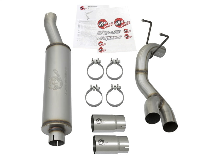 aFe POWER Rebel Series 3.5in 409 SS Cat Back Exhaust w/Pol Tips 14-17 RAM 2500/3500 V8-6.4L Hemi - 49-42057-P