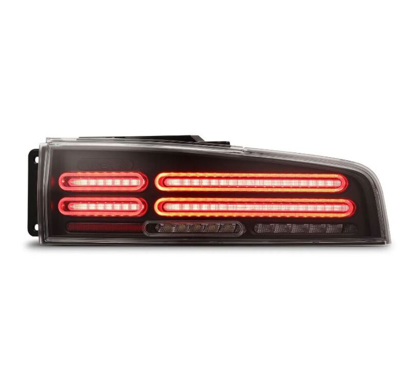 AlphaRex 23-25 Nissan Z Nova-Series Quad-Loop Style Prismatic LED Tail Lights - Black - 691012