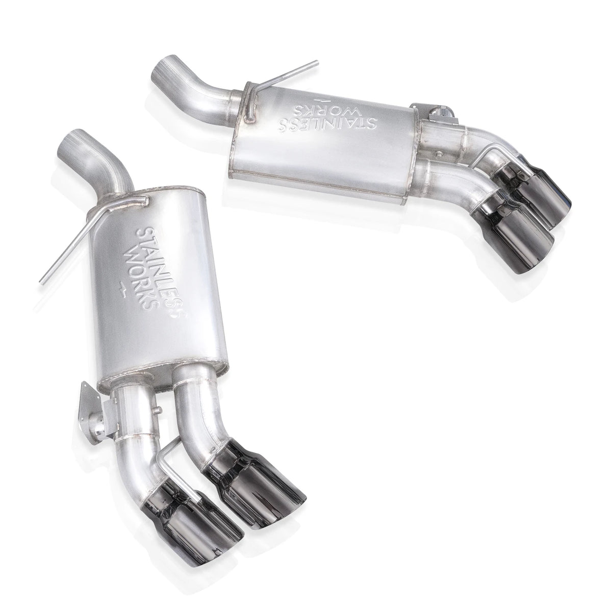 Stainless Works - 2016-24 Chevy Camaro SS Axleback - CA16RVMKSPCR