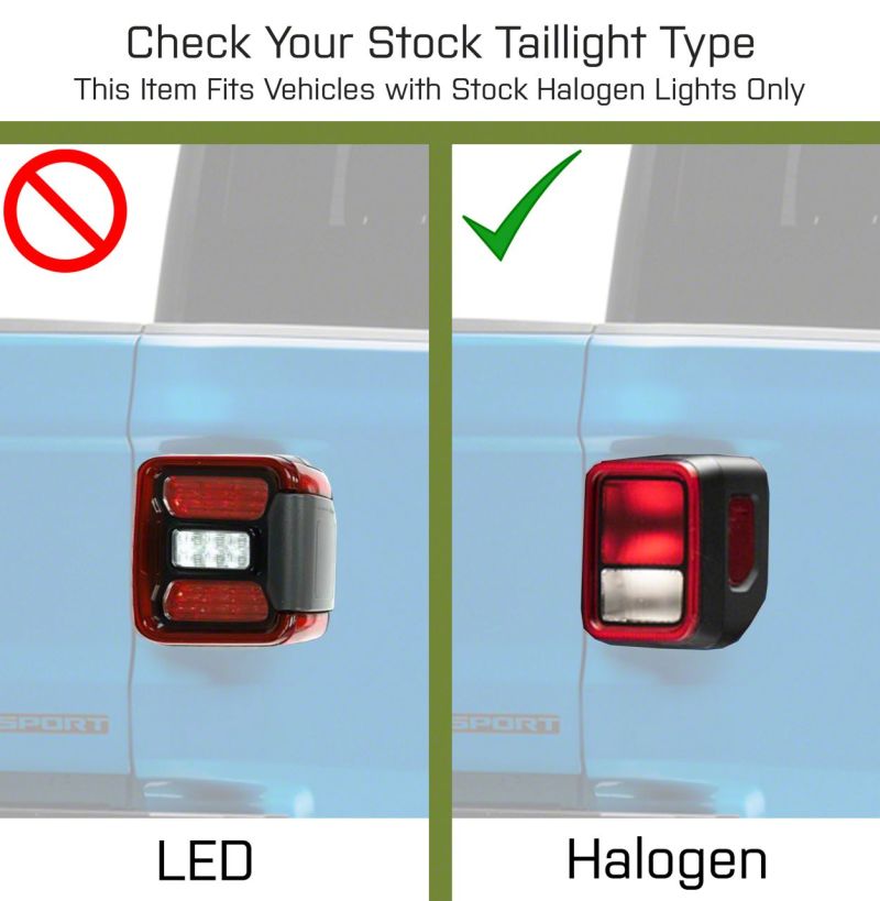 Raxiom 20-23 Jeep Gladiator JT LED Tail Lights- Blk Housing (Smoked Lens) - JG8026