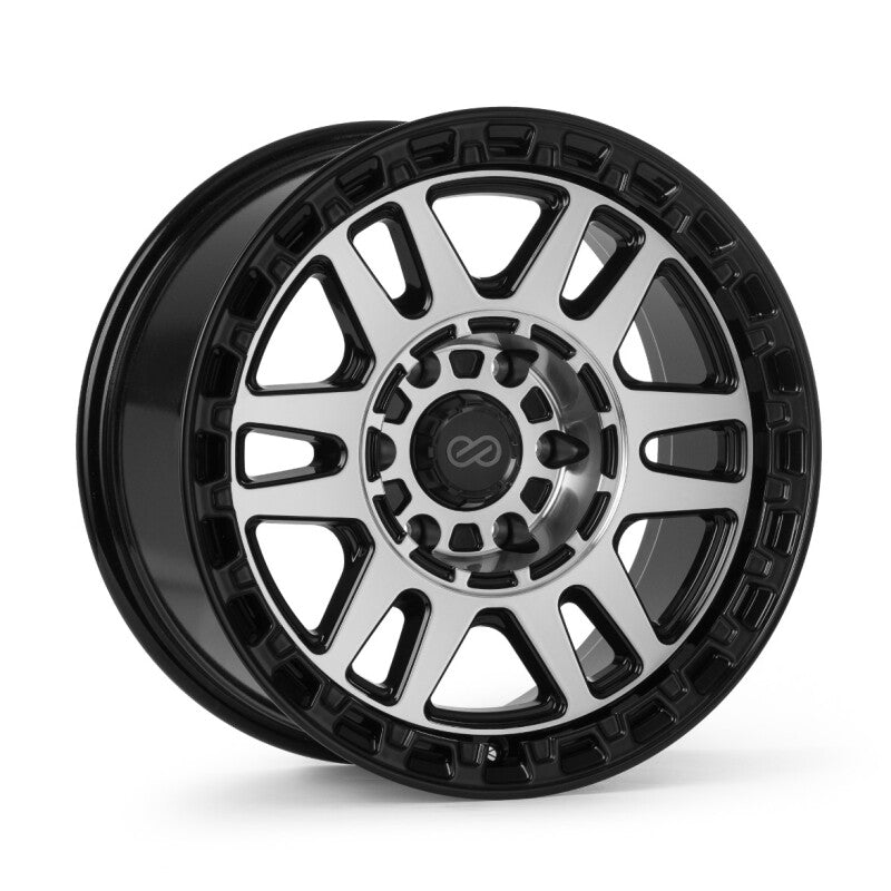 Enkei Trail-Tracker 17x8.5 / 6x135 BP / ET12 / 87.1mm Bore - Matte Black Machined Wheel - 560-785-9512BKM