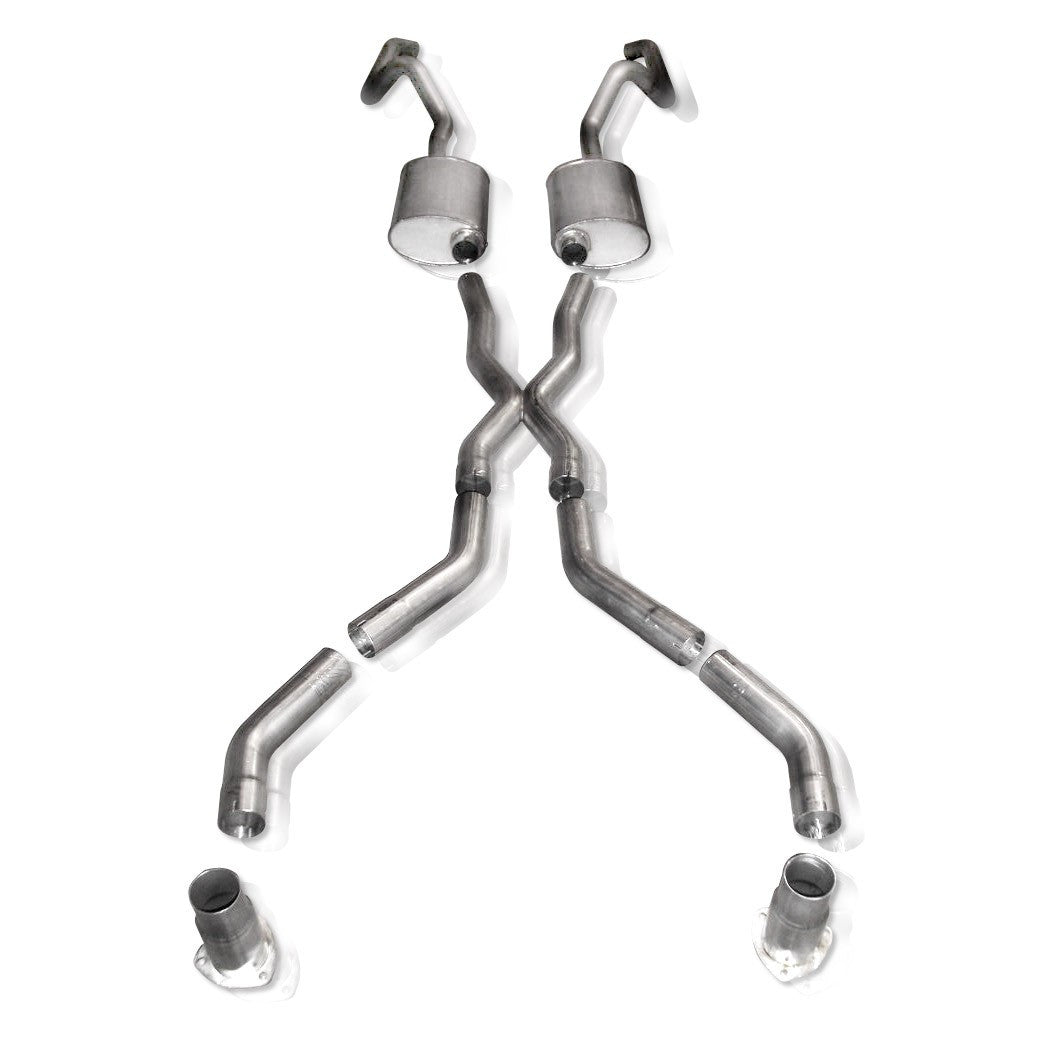 Stainless Works - 1967-69 Chevy Camaro Small Block/Big Block Catback For Headers - CA676925CSAR