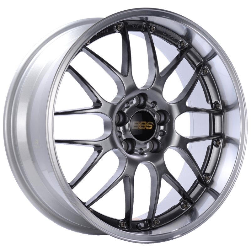 BBS RS-GT 18x11 5x130 ET45 CB71.6 Diamond Black Center Diamond Cut Lip Wheel - RS956HDBPK