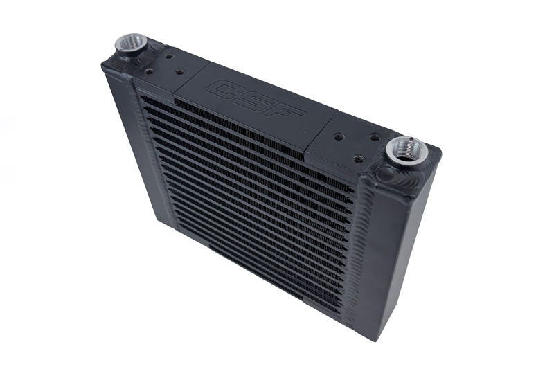 CSF Universal Large Single-Pass Oil Cooler - M22 x 1.5 - 12in L x 9.33in H x 2.16in W - 8371