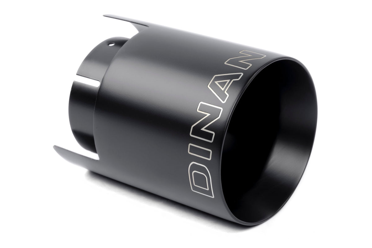 Dinan - Double-Walled 4.5" Clamp-On Exhaust Tip (Black Ceramic) - D663-0644-BOX