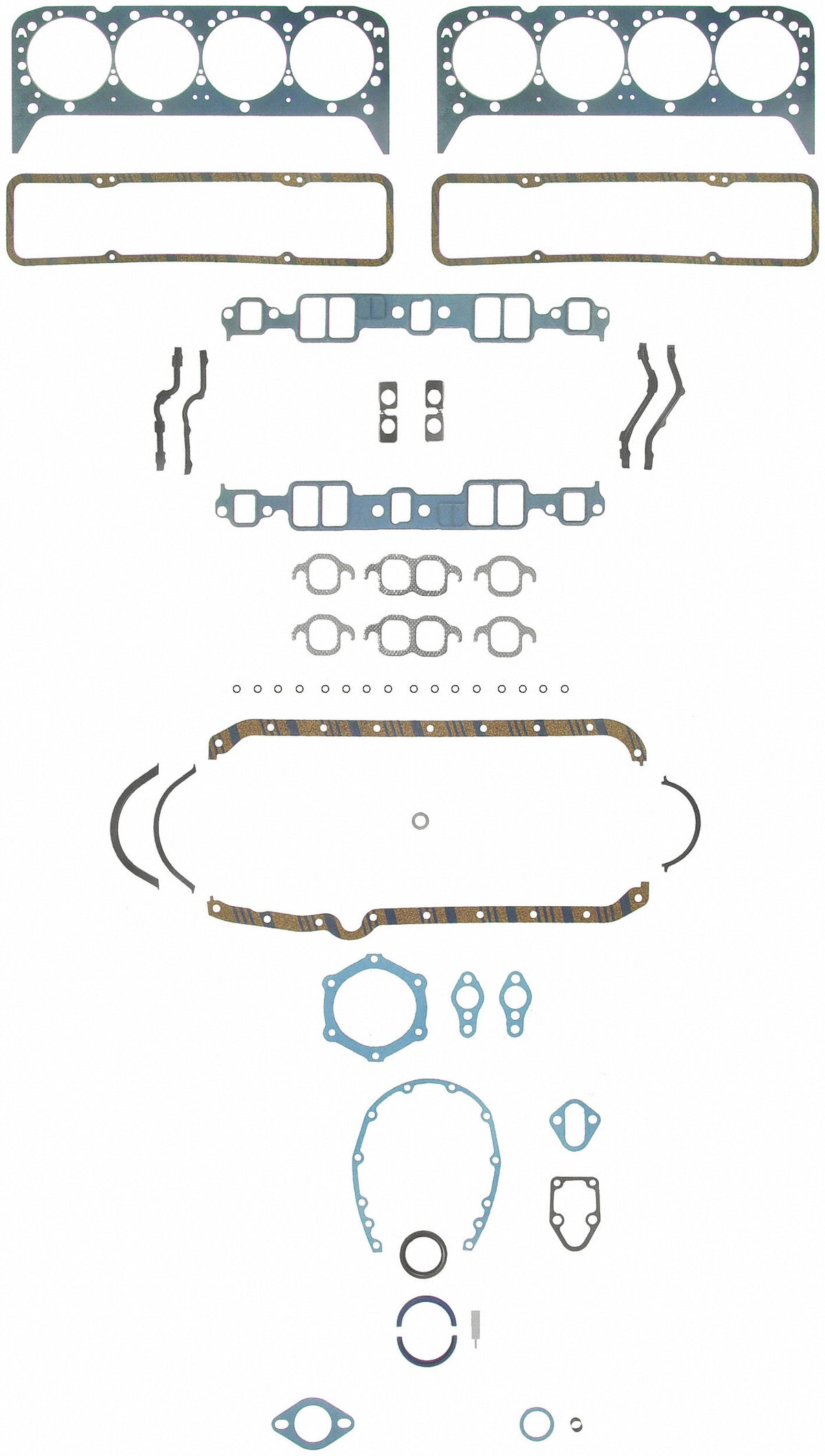 Fel-Pro Chevrolet Chevelle 260-1016 Engine Gasket Set - 2601016 for 1970-1976 Chevrolet Chevelle - front view