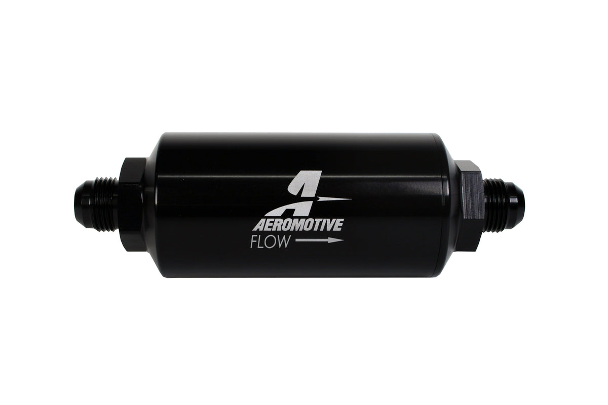 Aeromotive In-Line Filter - (AN -08 Male) 100 Micron Stainless Steel Element - 12379