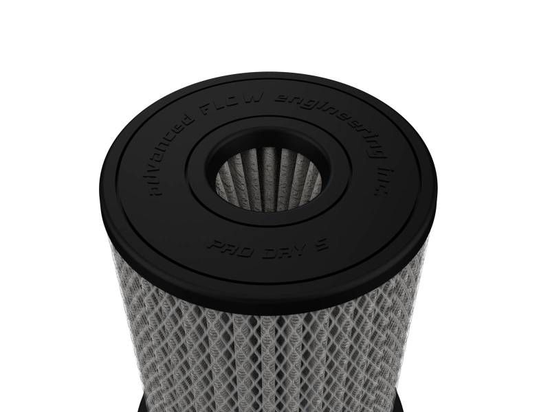 aFe MagnumFLOW Air Filters 3in F x 5-1/2in B x 5-1/4in T (Inverted) x 8in H - Pair - 20-91203DM