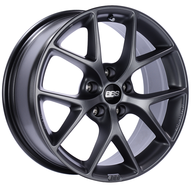 BBS SR 19x8.5 5x120 ET32 Satin Grey Wheel -82mm PFS/Clip Required - SR026SG