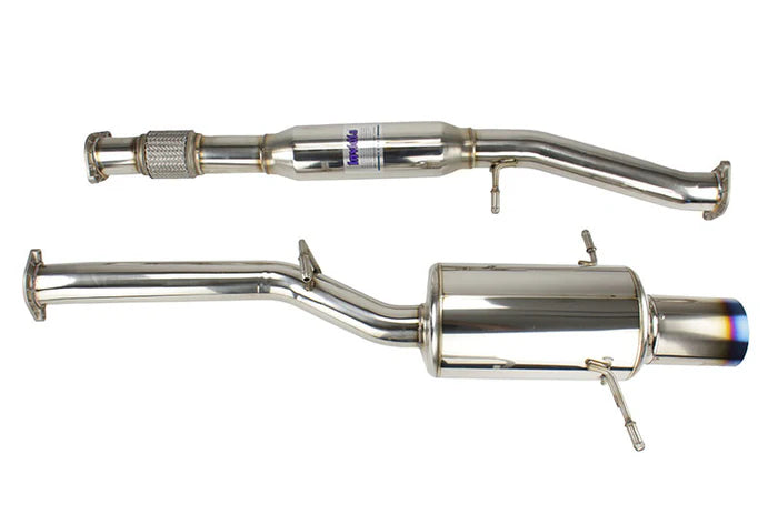 Invidia 02+ WRX/STi 76mm G200 Titanium Tip Cat-back Exhaust - HS02SW1G2T
