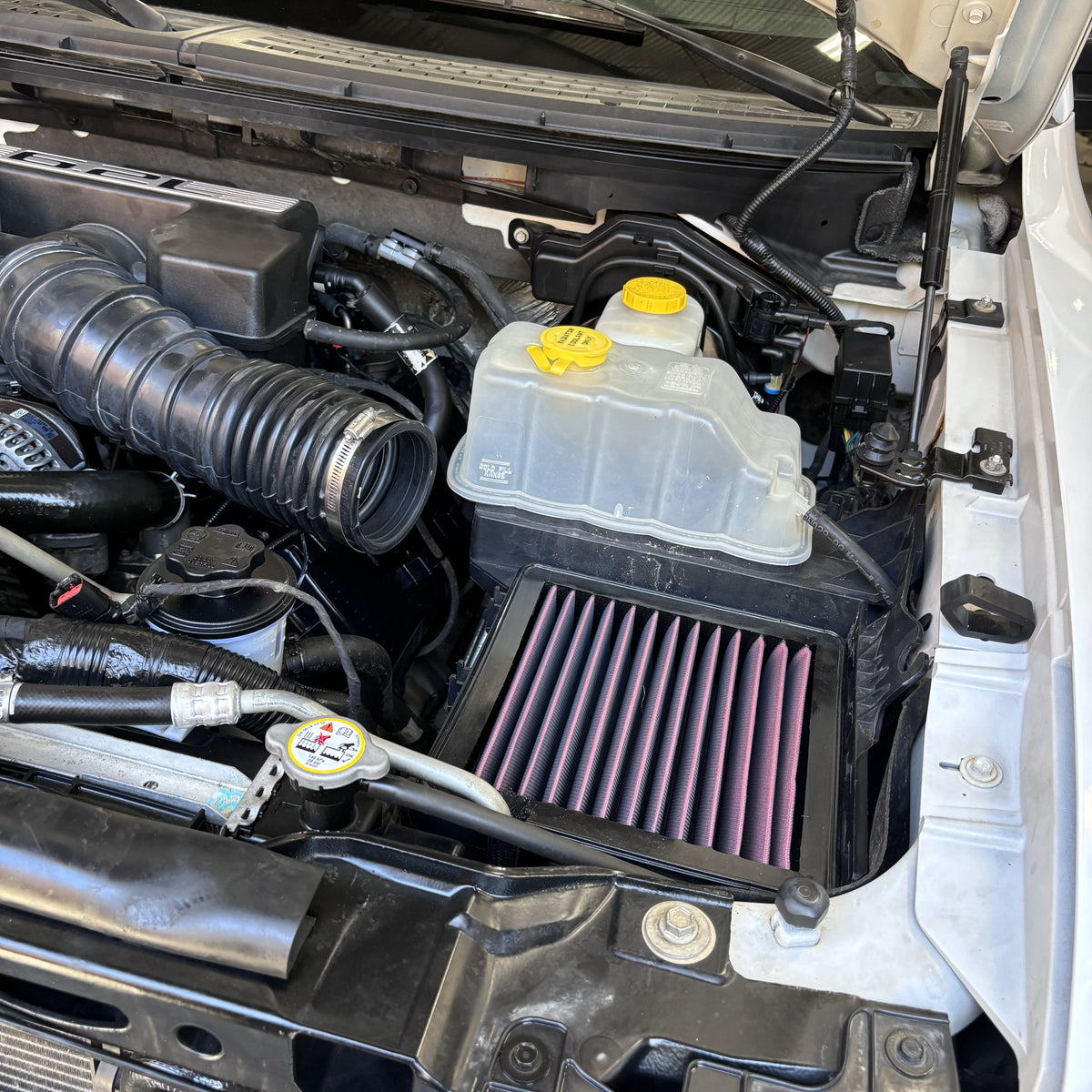 S&amp;B Stock Replacement Filter &amp; High Flow Fender Inlet For 2011-2014 Ford F-150 3.5L Ecoboost, 3.7L, 5.0L, 6.2L, 2010-2014 Ford Raptor 6.2L - 65-3000