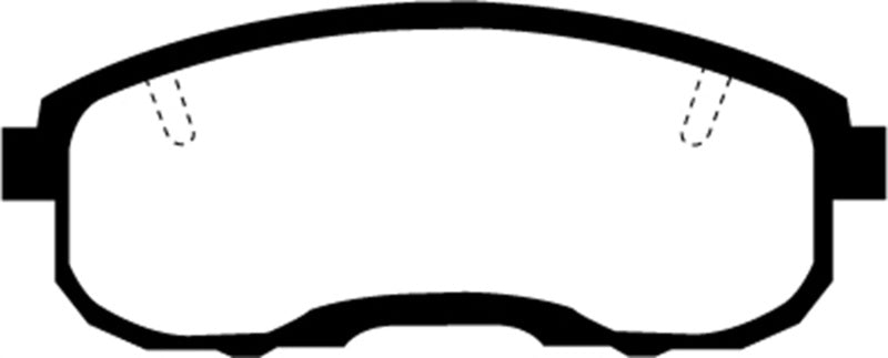EBC 95-99 Infiniti I30 3.0 Yellowstuff Front Brake Pads - DP41752R