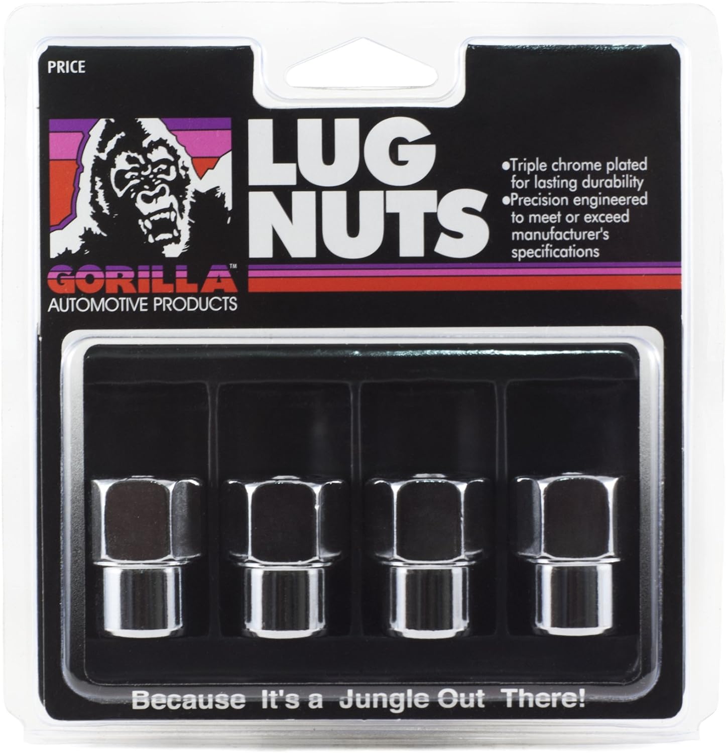 Gorilla Automotive - Std Mag OE Lug 13/16" 7/16 CHR Clam - 000000000000073077