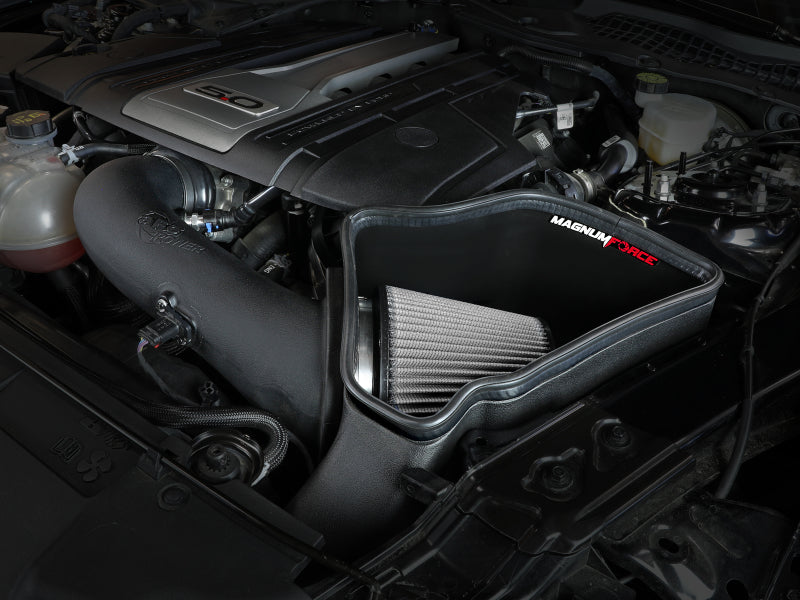 AFe Magnum FORCE Stage-2 Cold Air Intake System w/Pro Dry S Media 18-19 Ford Mustang GT - 54-13039D