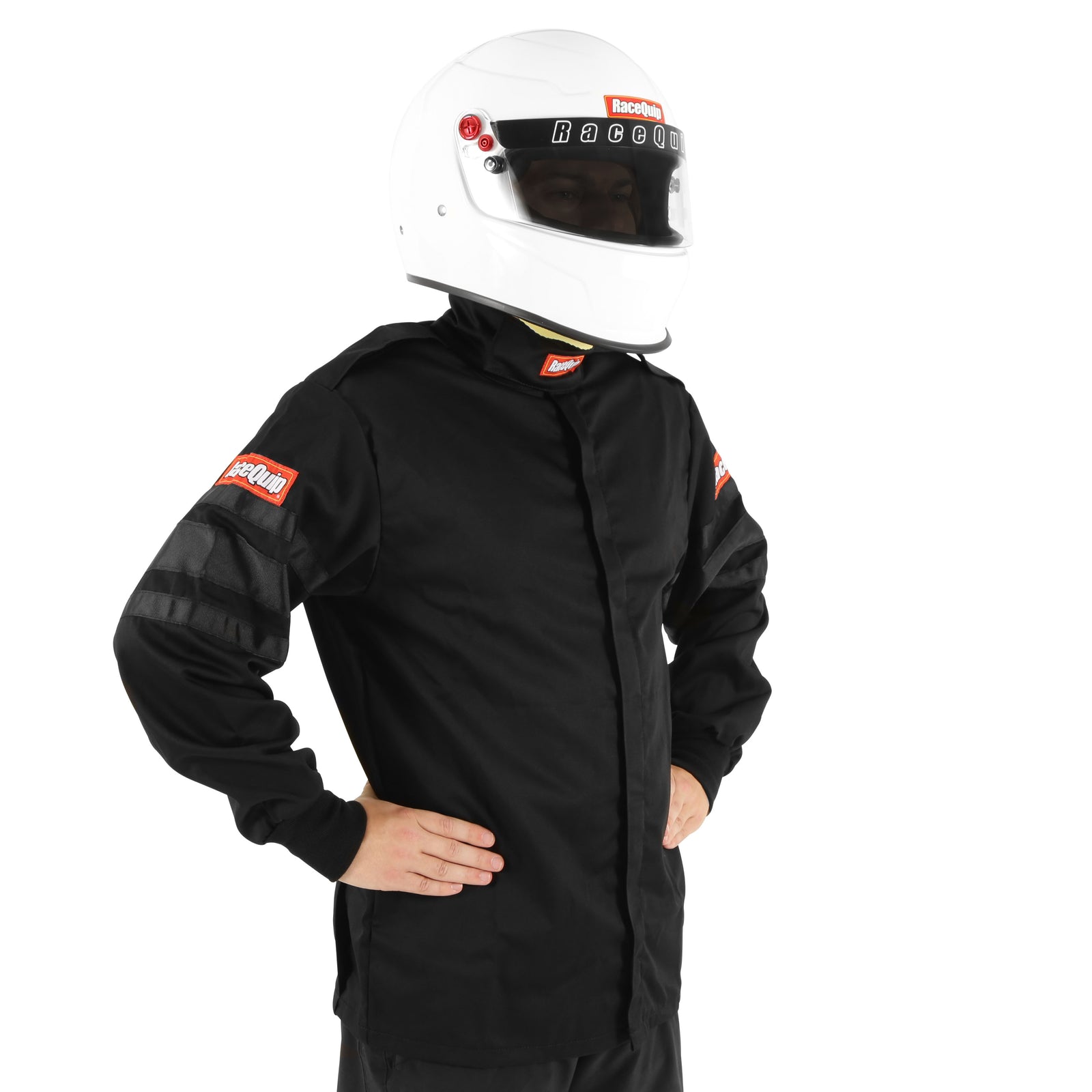 RaceQuip Black SFI-1 1-L Jacket - 2XL