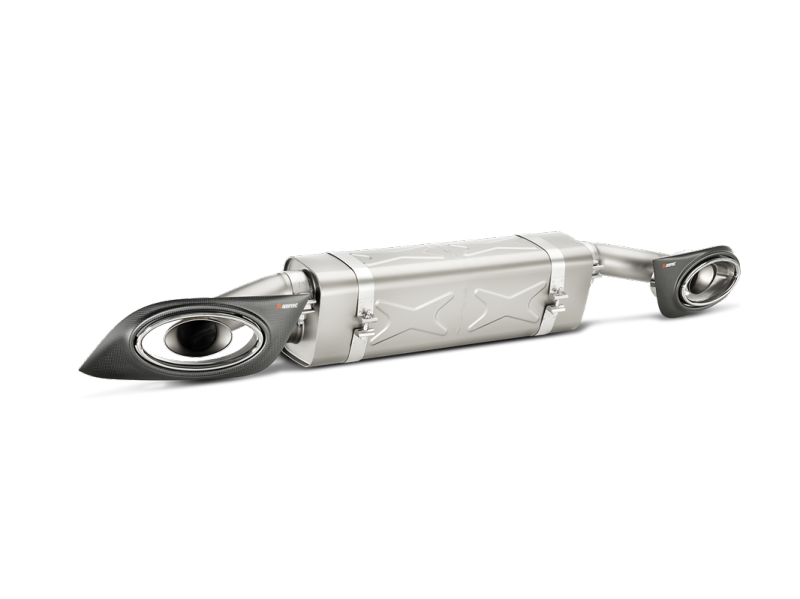 Akrapovic 14-15 Porsche 911 Turbo/Turbo S (991) Slip-On Line (Titanium) w/ Carbon Titanium Tips - S-PO991TSO-HT