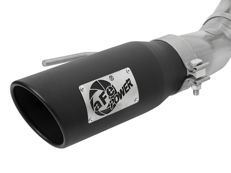 aFe MACH Force-Xp 3in to 3-1/2in 304 SS Cat-Back Exhaust w/Black Tip 17-18 Ford F-150 Raptor V6 3.5L - 49-33094-B