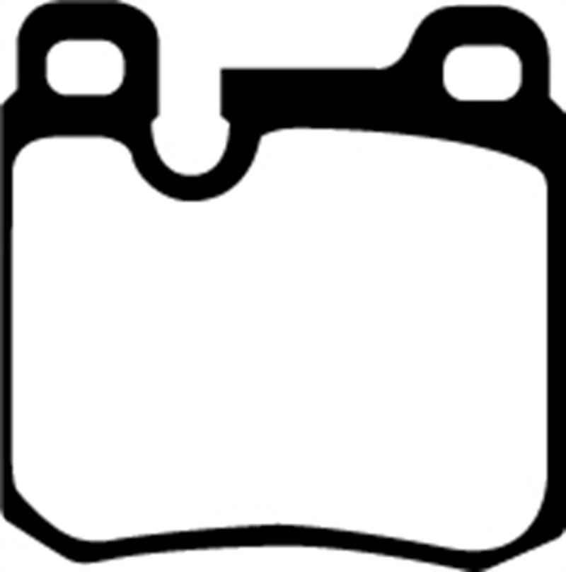 EBC 77-90 Porsche 911 3.3 Turbo Yellowstuff Rear Brake Pads - DP4996R