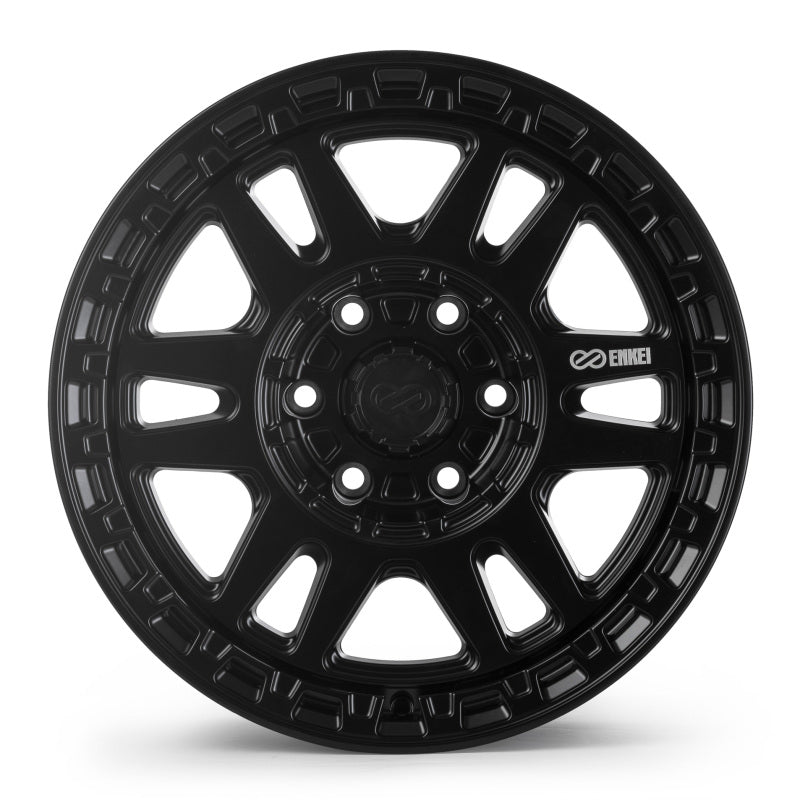 Enkei Trail-Tracker 17x8.5 / 6x139.7 BP / ET20 / 106.1mm Bore - Matte Black Wheel - 560-785-8420BK