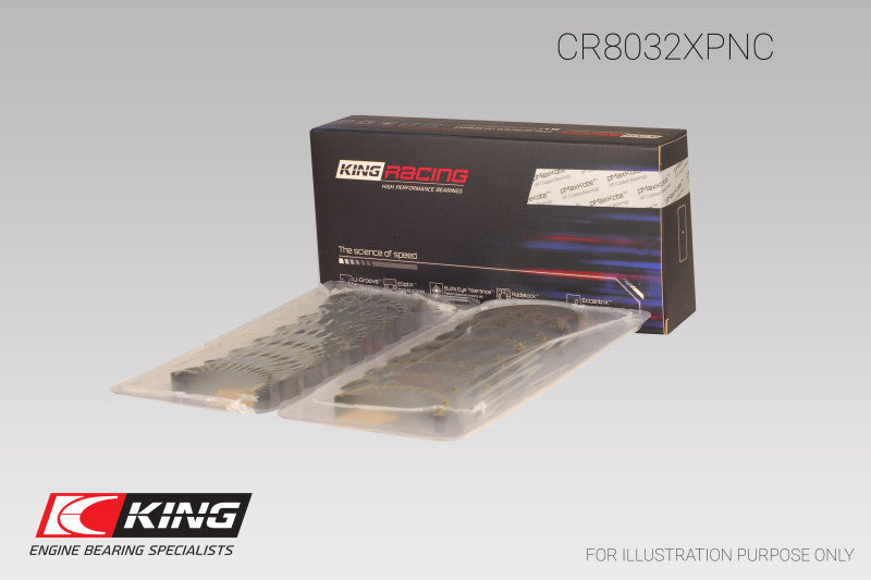 King Chrysler 345/ 370 16V (Size STDX) Connecting Rod Bearing Set - CR8032XPNCSTDX