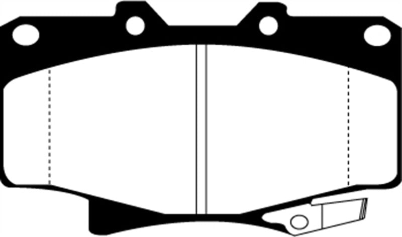 EBC 96-97 Lexus LX450 4.5 Ultimax2 Front Brake Pads - UD502