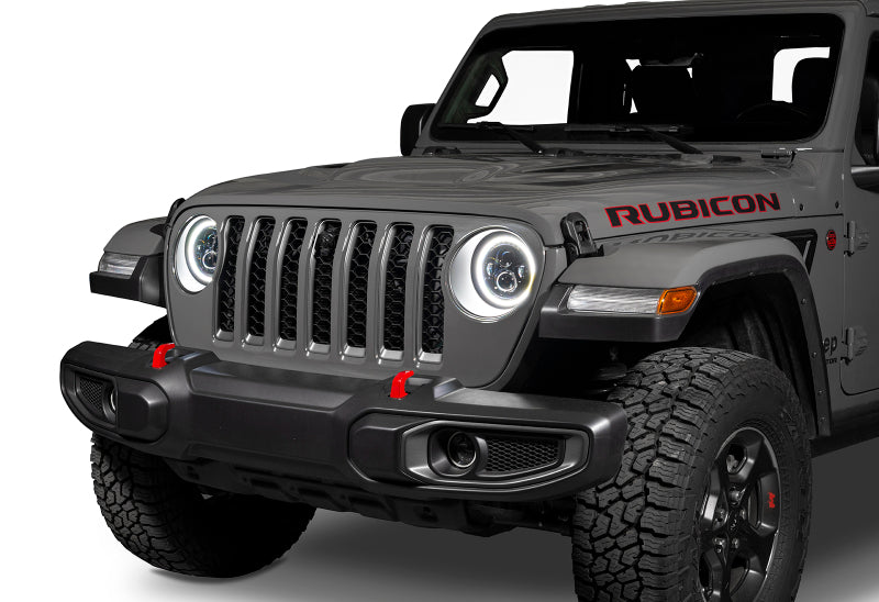 Oracle Jeep Wrangler JL/Gladiator JT 7in. High Powered LED Headlights (Pair) - White SEE WARRANTY - 5769J-001