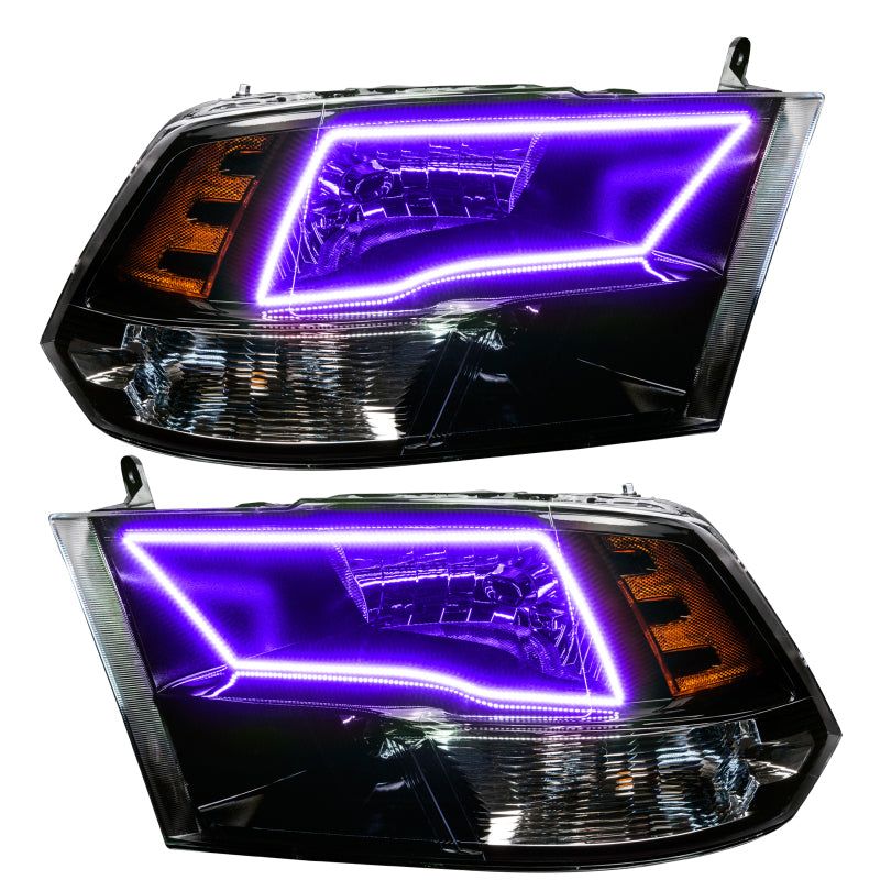 Oracle Lighting 09-18 Ram 1500 Sport Pre-Assembled w/Switchback Halo Headlights SEE WARRANTY - 8906-504