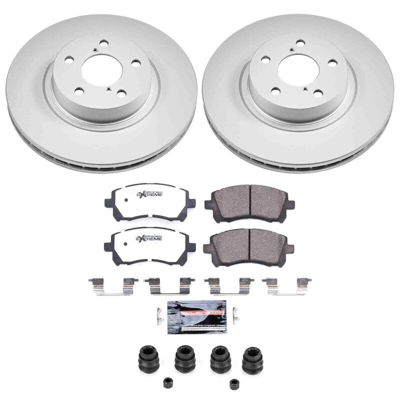 Power Stop 98-02 Subaru Forester Front Z26 Coated Brake Kit - CPK1120-26
