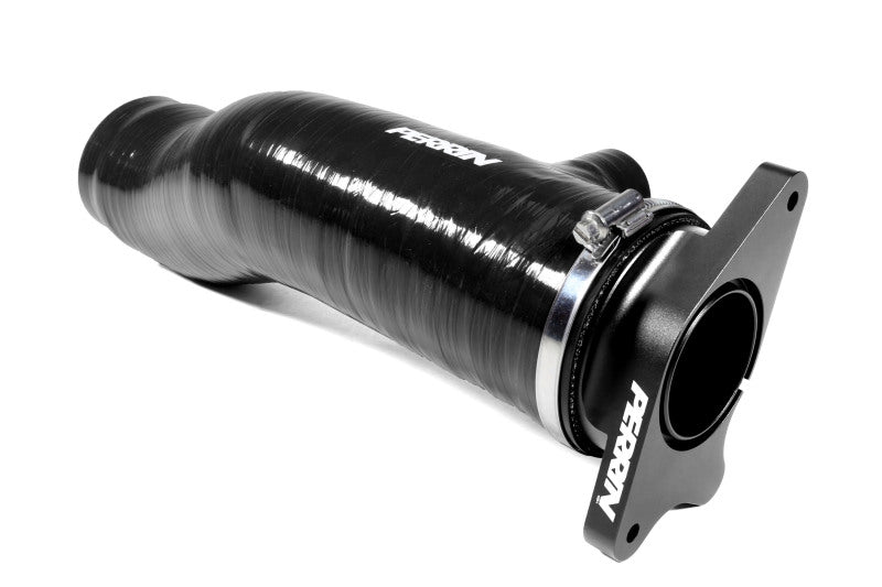 Perrin 2022+ Subaru WRX Black 3in Turbo Inlet Hose w/ Nozzle - PSP-INT-425BK