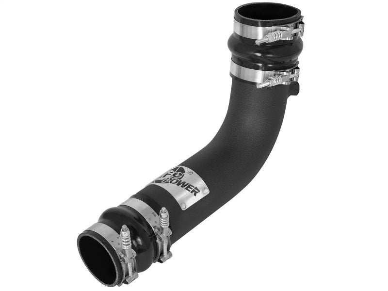 aFe BladeRunner 2.75in Hot 3.5in Cold Side Intercooler Tubes w/ Coupling Clamp Kit 10-12 Dodge 6.7L - 46-20084-B