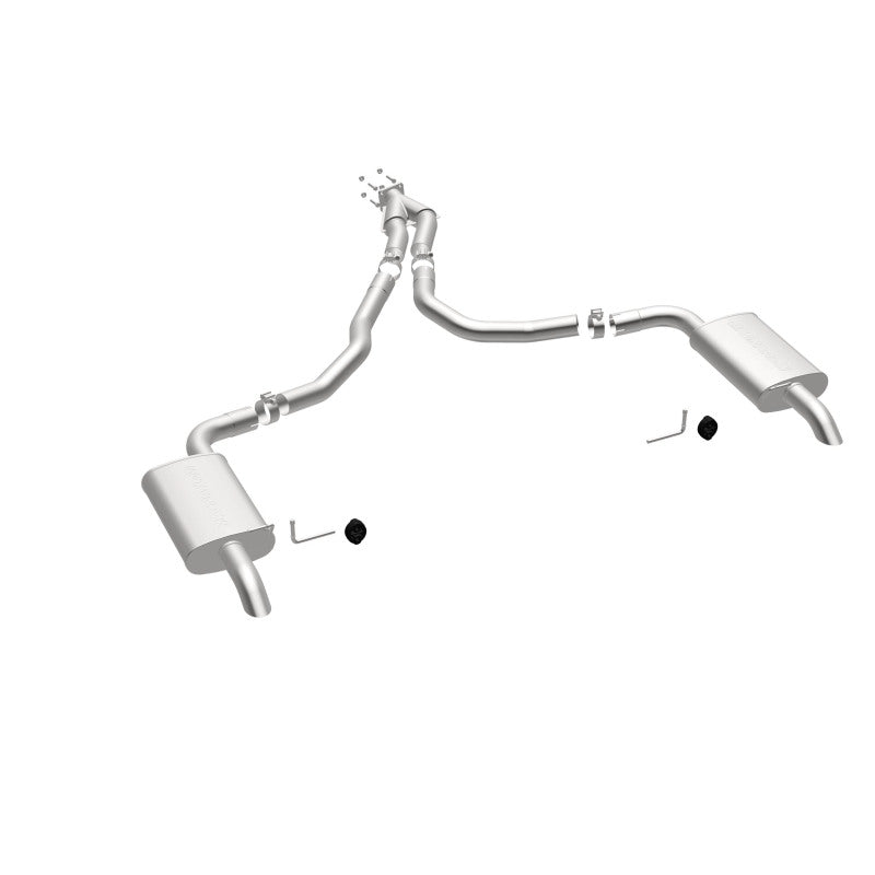 MagnaFlow 75-79 Chevy Corvette V8 5.7L Dual Split Rear Exit Stainless Cat-Back Perf Exhaust - 16710