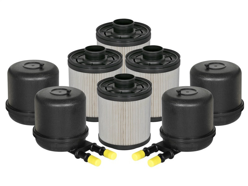 aFe Pro GUARD D2 Fuel Filter 11-17 Ford Diesel Trucks V8 6.7L (td) (4 Pack) - 44-FF014-MB