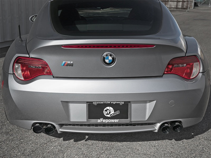 aFe MACH Force-Xp 2-1/2in 304 SS Cat-Back Exhaust w/ Black Tips 05-08 BMW Z4 M Coupe (E86) L6 3.2L - 49-36339-B