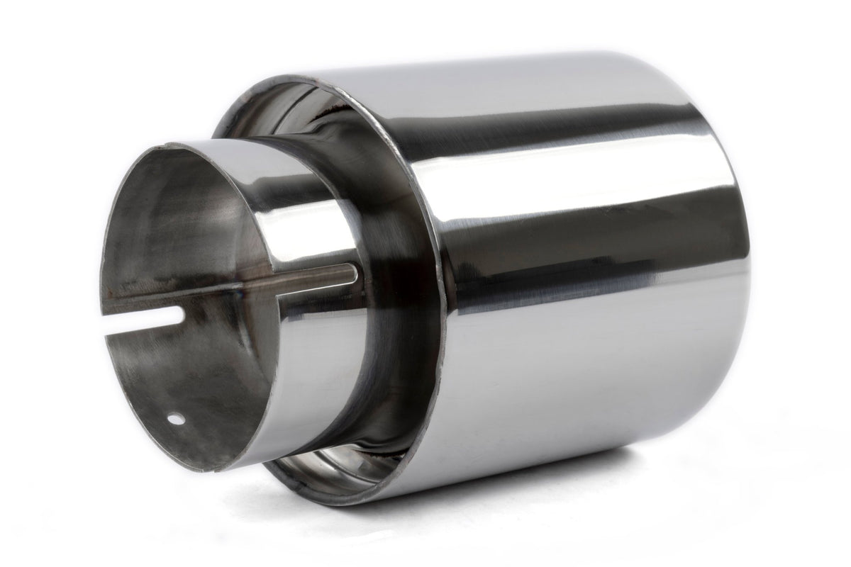 Dinan - Double-Walled 4" Clamp-On Exhaust Tip (Polished) - D663-0600-BOX