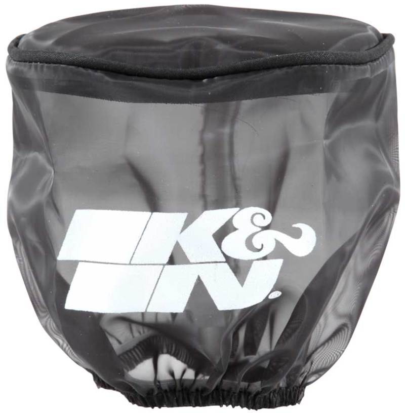 K&amp;N Black DryCharger Round Straight Air Filter Wrap 4.5in ID x 4in H - RB-0900DK