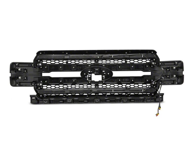 Raxiom 18-20 Ford F-150 CXR Series LED Upper Replacement Grille with White DRL- Black - T596987 - close-up view 6