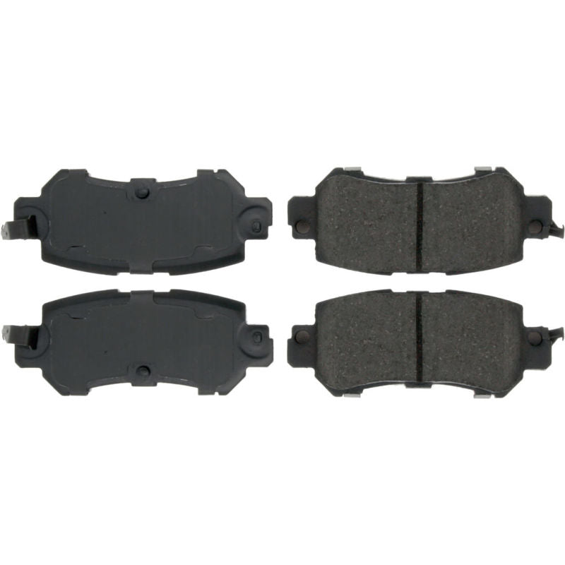 PosiQuiet 09-10 Porsche 911 Carrera 2 exc Turbo/Turbo Look/2S Front Semi-Metallic Brake Pads - 104.13890