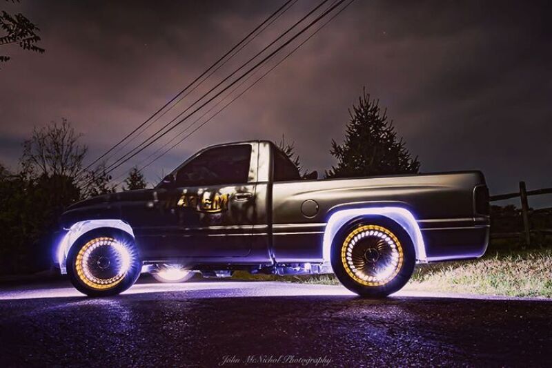 Oracle LED Illuminated Wheel Rings - Double LED - White SEE WARRANTY - 4228-001