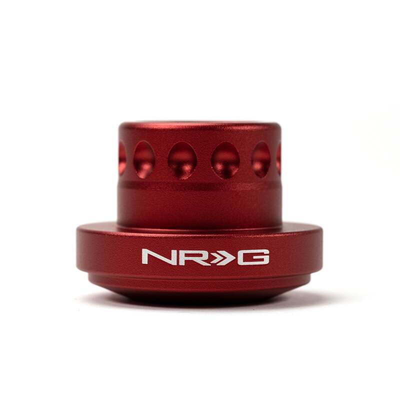 NRG Short Hub Adapter 95-98 BMW M3/Z3 / 91-98 318/325/328 / 95-04 E39 (540) - Matte Red - SRK-RLE36H-RD - front view