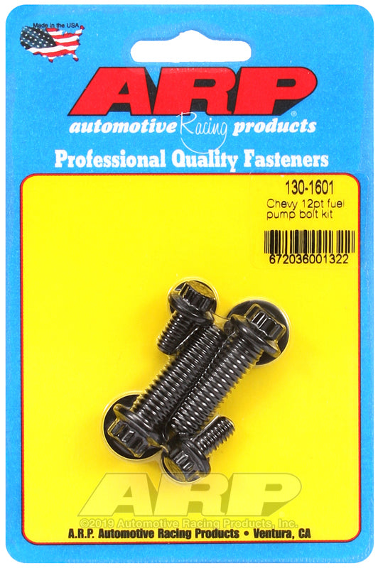 ARP Chevy 12pt Fuel Pump Bolt Kit - 130-1601